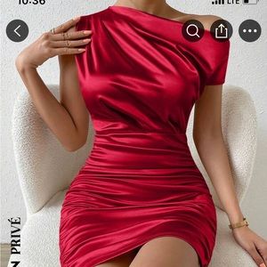 Shein like satin/stretch dress.